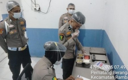 SPPG Polres Rokan Hulu Pastikan Menu Makan Bergizi Gratis Aman dan Tepat Waktu Didistribusikan