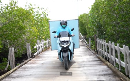 Sepeda Motor dan Dedikasi Tak Tergantikan: Pak Asdar Menyalurkan Gizi ke Ujung Pulau Osi