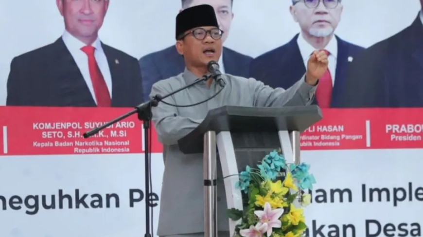 Mendes Yandri: Kopdes Merah Putih dan MBG Jadi Fondasi Pemerataan Ekonomi Desa