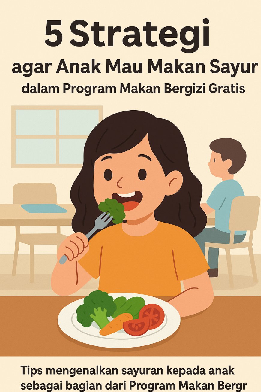 5 Strategi agar Anak Mau Makan Sayur dalam Program Makan Bergizi Gratis