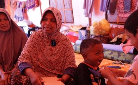 Pengungsi Banjir dan Longsor di Bener Meriah Bersyukur atas Bantuan Makan Bergizi Gratis